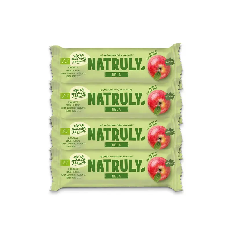 Pack Barreta Raw Mela BIO | 4 x 40 gr