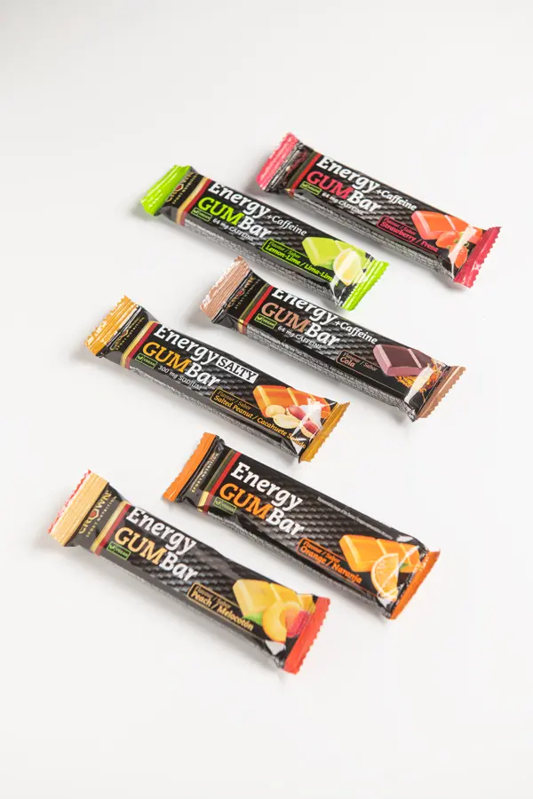Pack barritas energéticas de GOMINOLA (Pack Energy GUM Bar Tester x12)