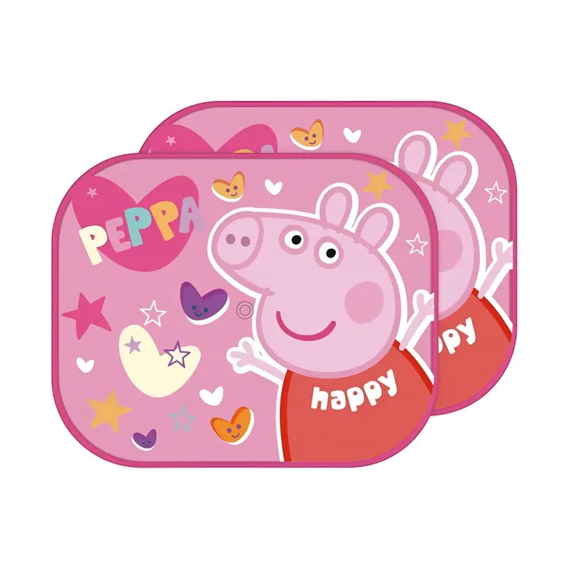 Pack de 2 parasoles para coche Peppa Pig - Protección Solar