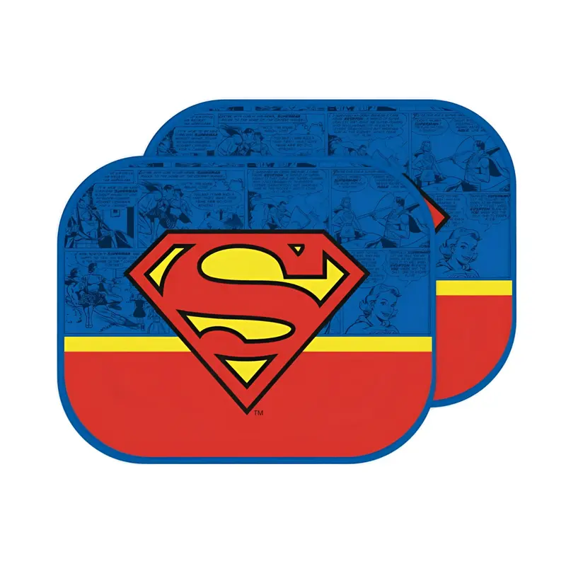 Pack de 2 parasoles para coche Superman - Protección Solar