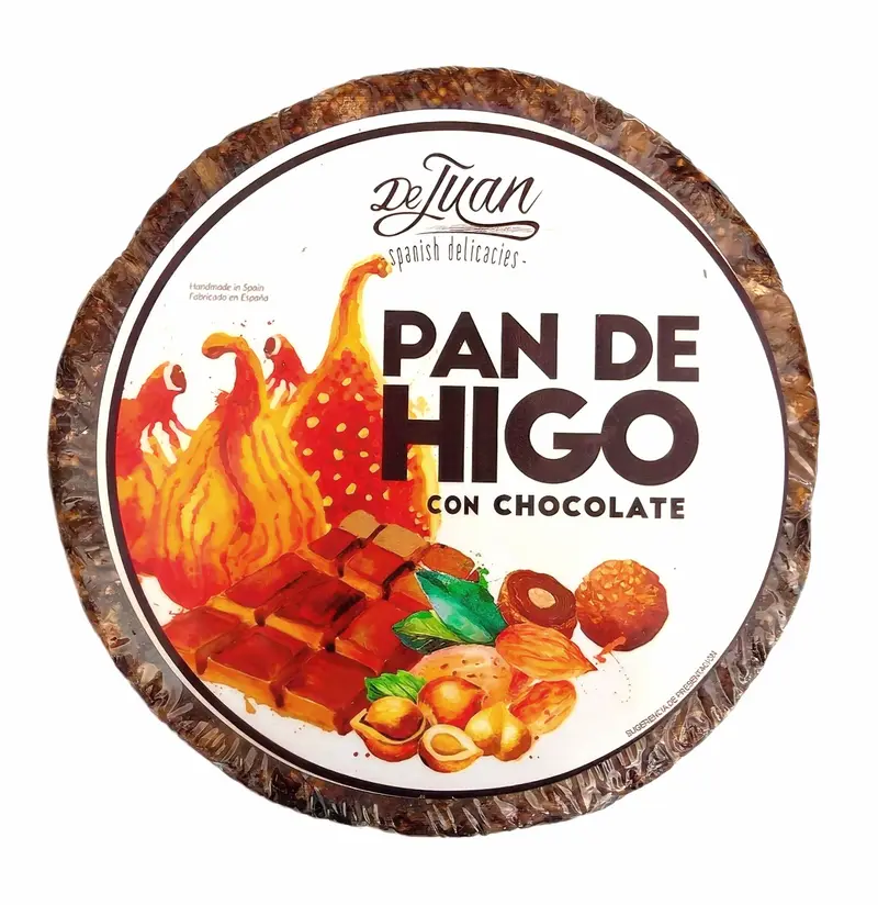Pan de Higo con Chocolate 200 g 🍫 – Dulce Tradicional de Higos Secos – Fig Cake Artesano Español – Ideal para Quesos, Postres y Aperitivos