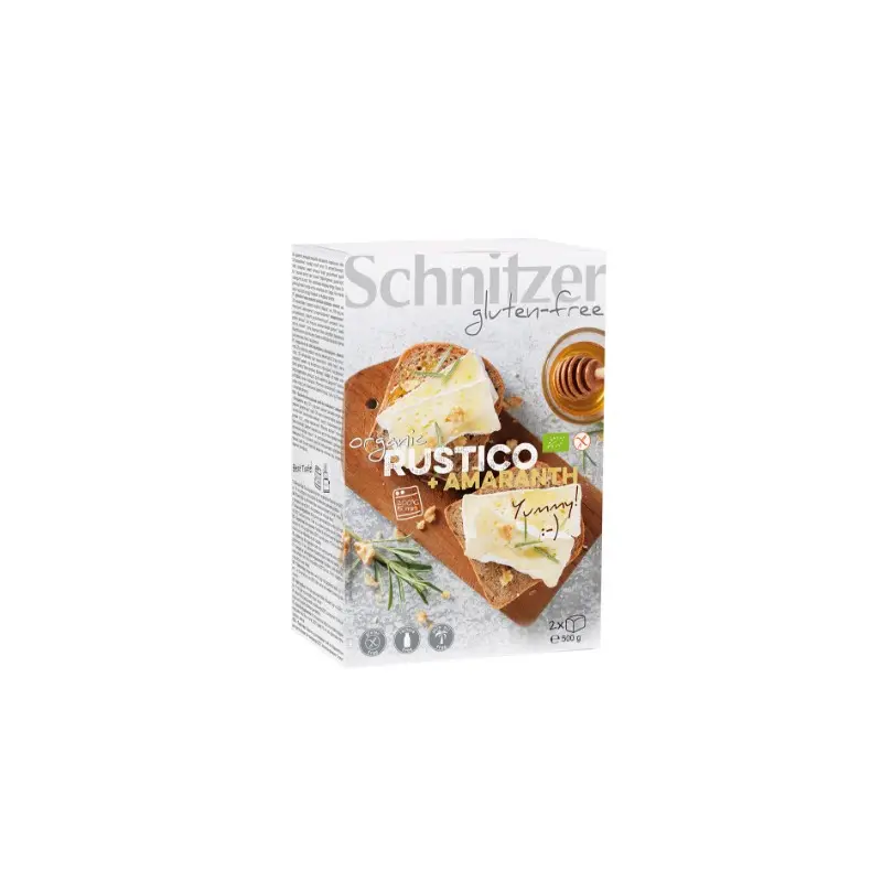 PAN MOLDE AMARANTO RUSTICO S/G SCHNITZER 500 G