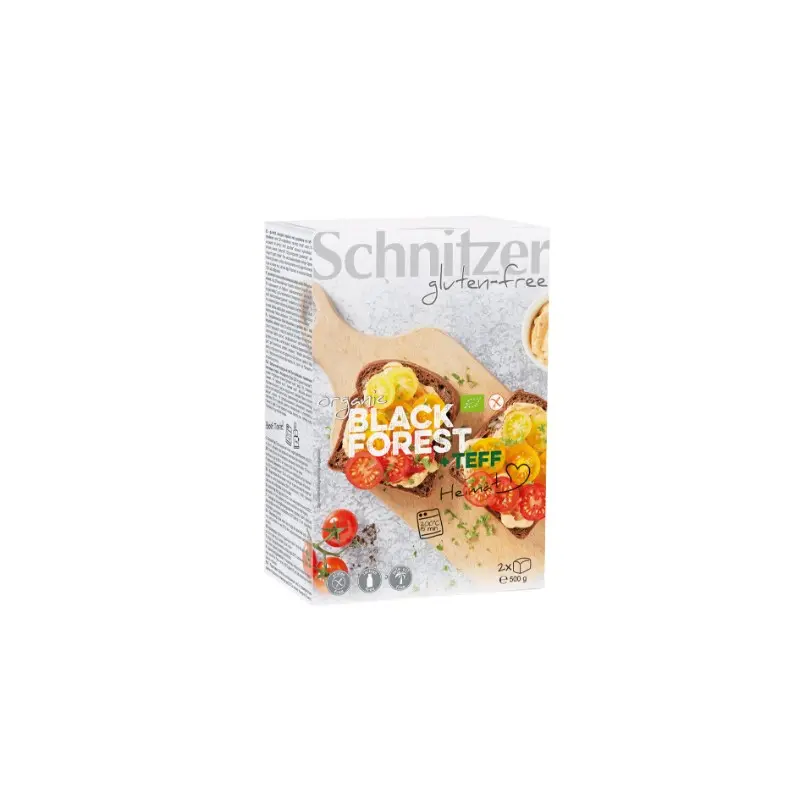 PAN MOLDE TEFF BLACK FOREST S/G SCHNITZER 500 G