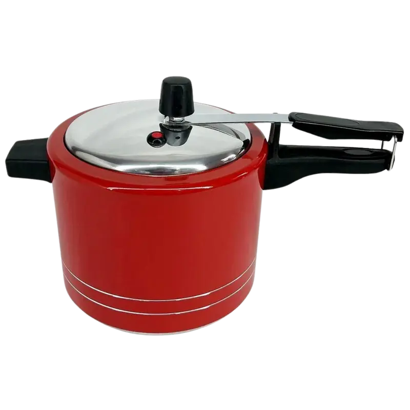 Panela de Pressão Vermelha anti-aderente Mister cook 4,5l.