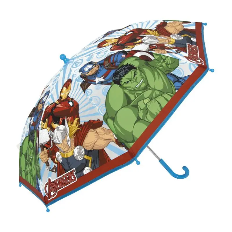 Paraguas infantil manual 82cm diámetro Marvel Avengers mango azul