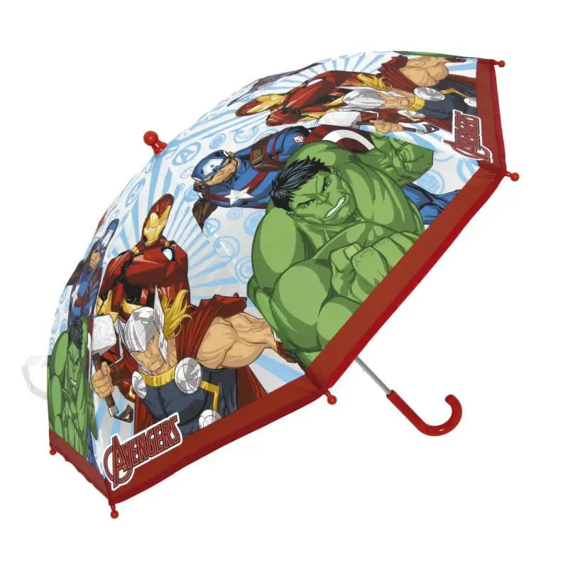 Paraguas infantil manual 82cm diámetro Marvel Avengers mango rojo
