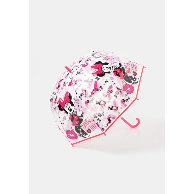 Paraguas infantil manual MINNIE MOUSE 48CM- Ideal para Días de Lluvia