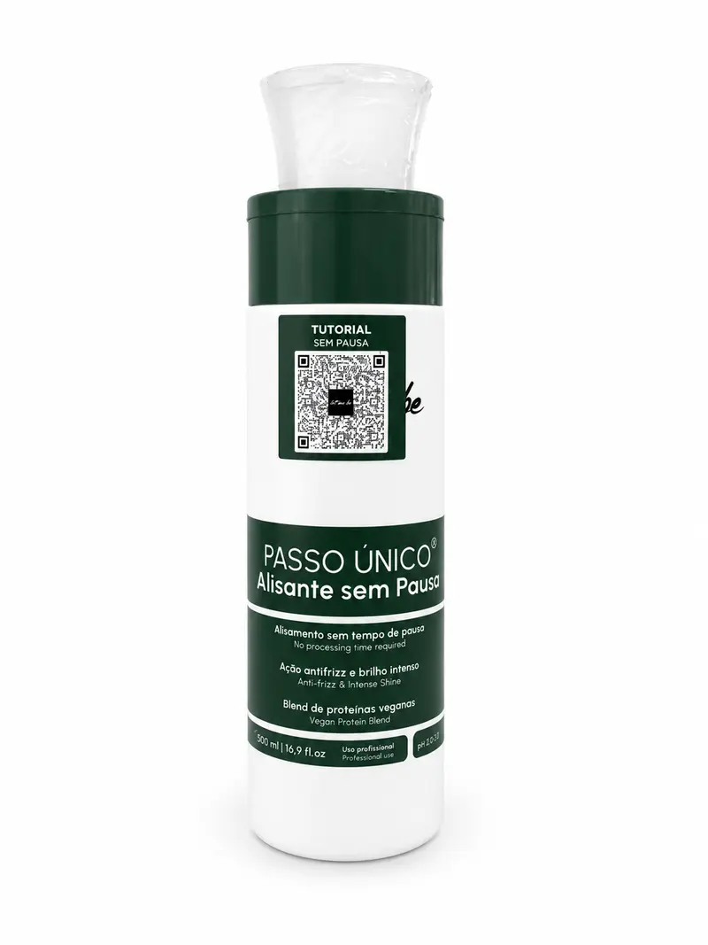 Passo Único. Alisante Sem Pausa. Let Me Be 500ml. Blend Proteinas Veganas.