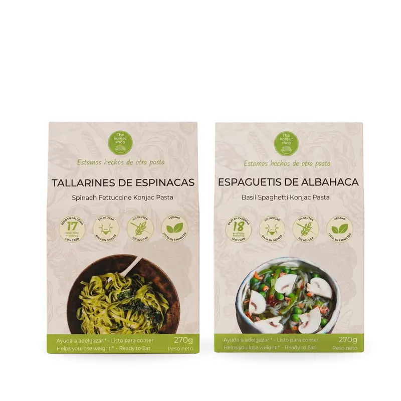 Pastas Konjac