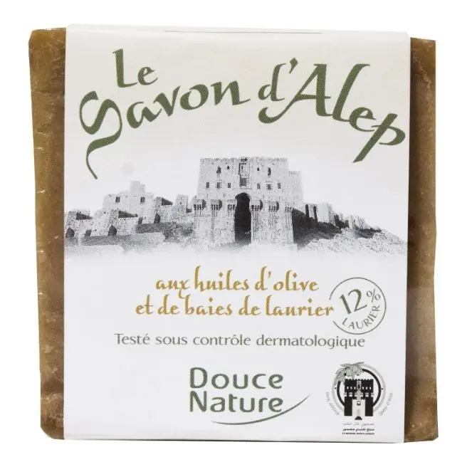 PASTILLA JABON ALEPO 12% LAUREL DOUCE NATURE 200 G
