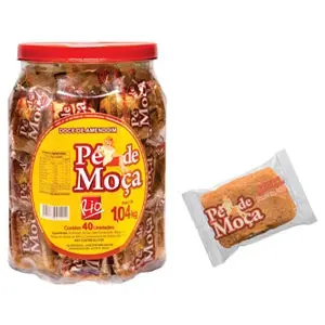 PÉ DE MOÇA RIO 20x50g 1k.(Dulce de cacahuetes)