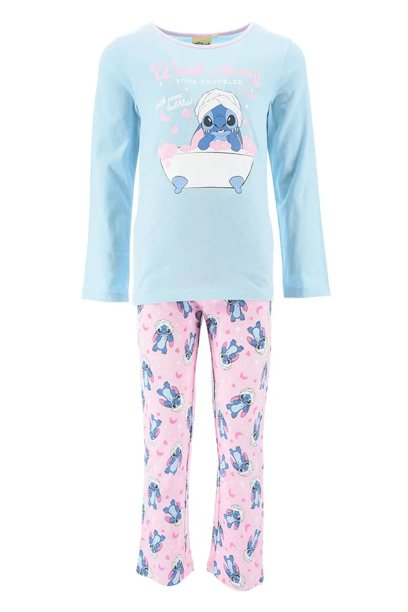 Pijama infantil largo Stitch talla 3 años (98cm)