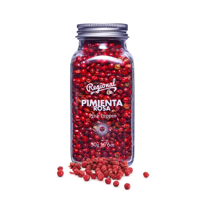 Pimienta Rosa En Tarro De Cristal 50g