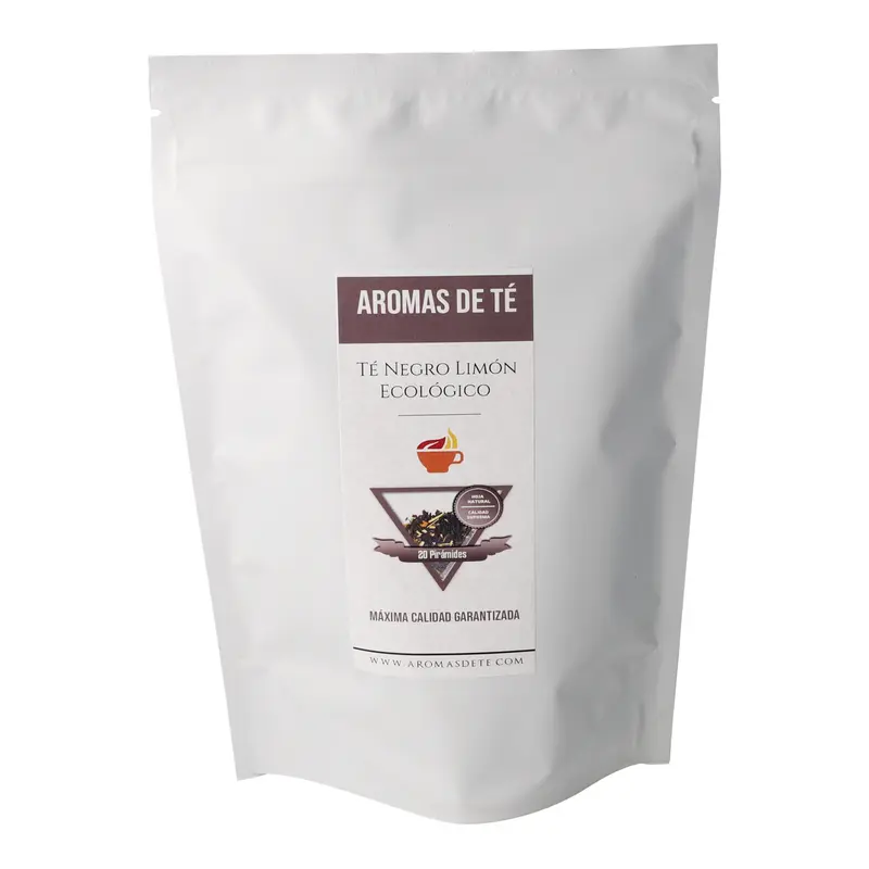 Pirámides de Té Negro Limón Ecológico