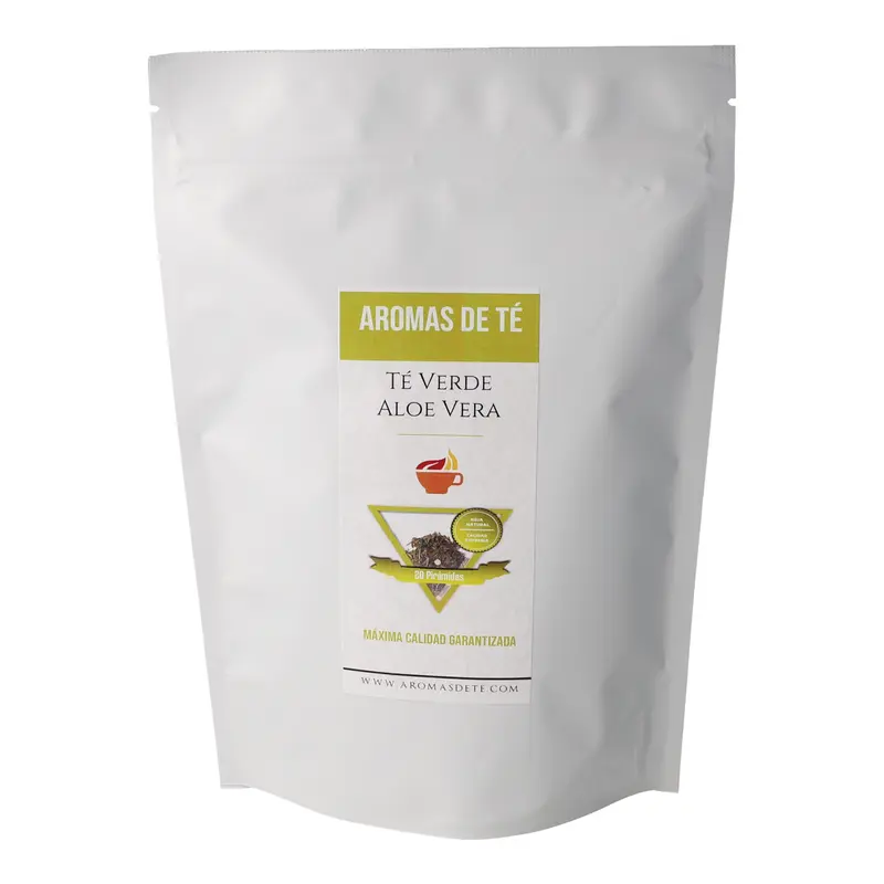 Pirámides de Té Verde Aloe Vera
