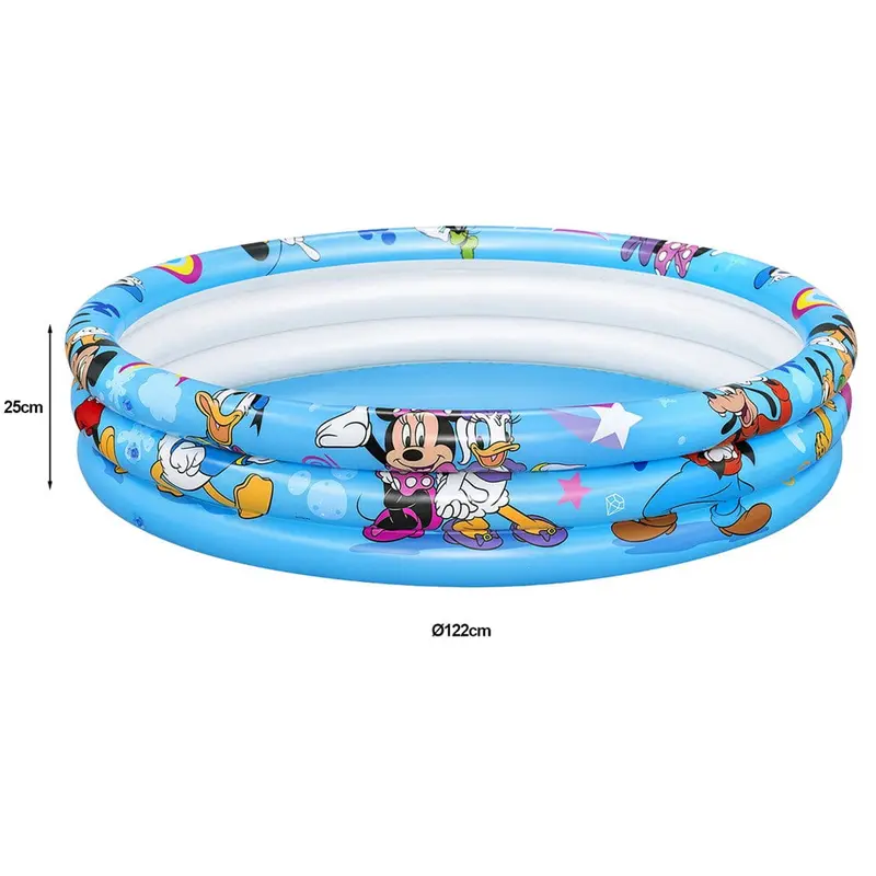 Piscina Infantil para Niños DISNEY hinchable Redonda 122x25cm