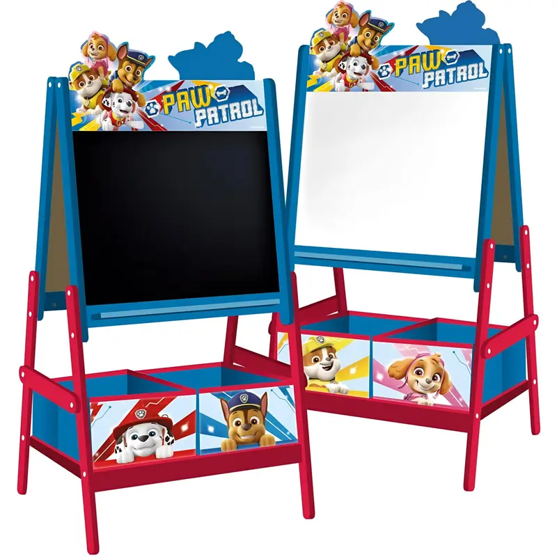 Pizarra doble con almacenaje 54X45X117CM de la Patrulla canina Paw Patrol