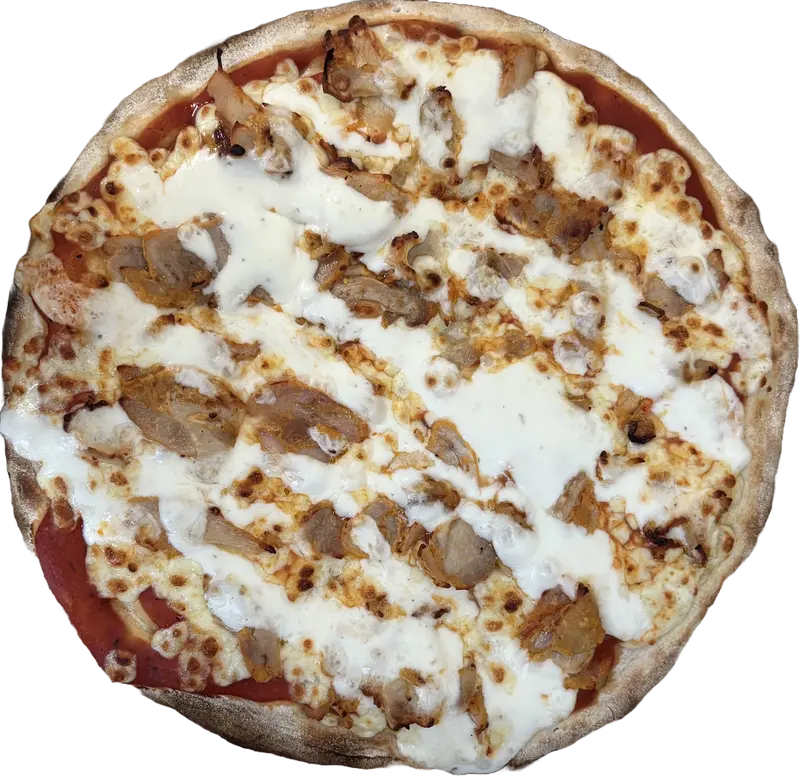 Pizza Kebab de pollo 29 cm Ø