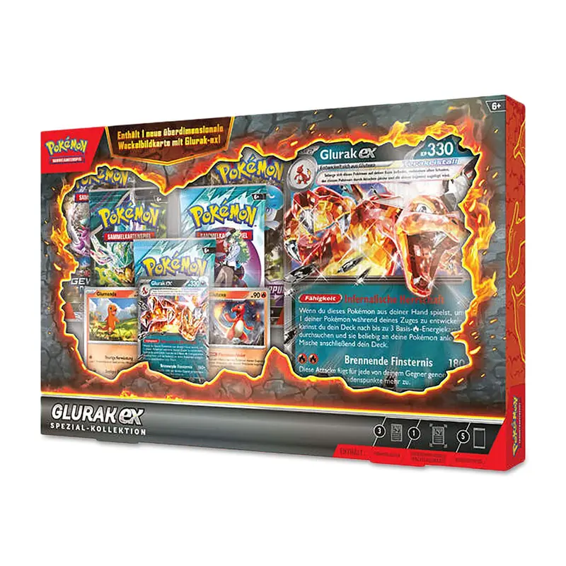 Pokemon - Glurak-Ex Special Sammelkarten Box englische Version