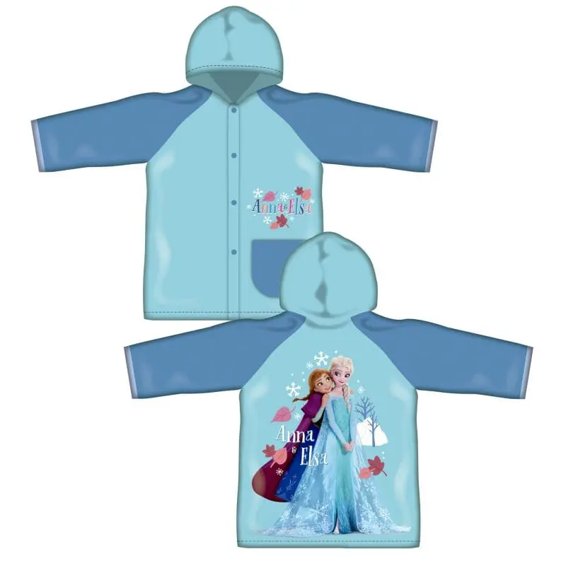 Poncho chubasquero impermeable de Frozen con capucha talla 4