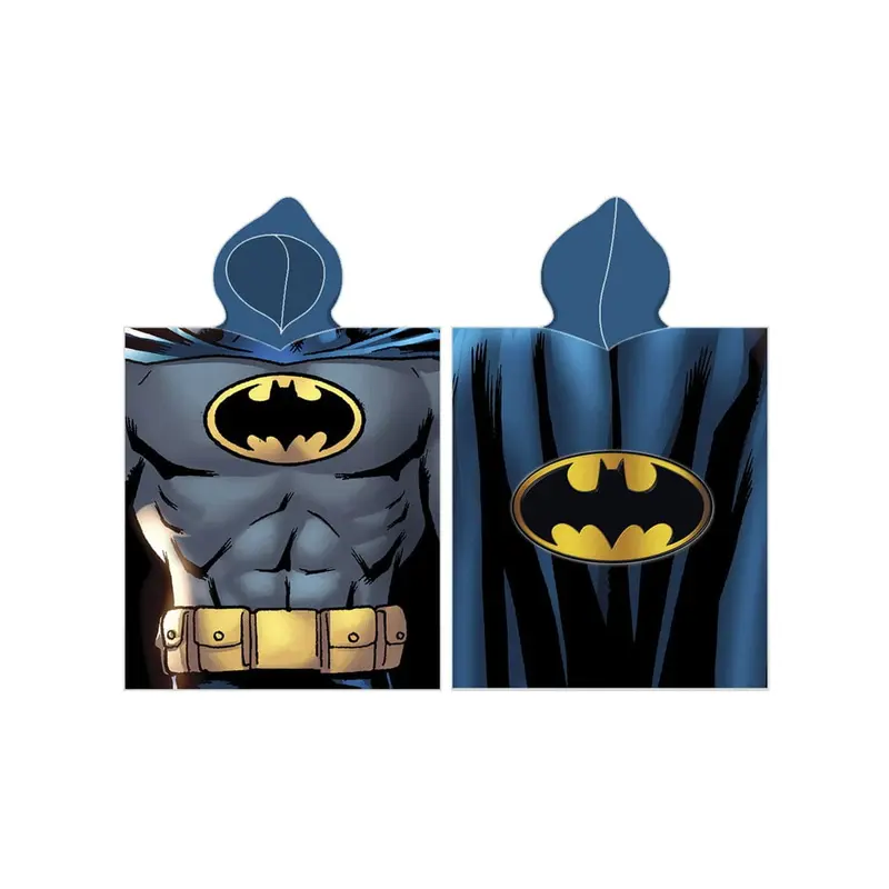 Poncho toalla con capucha BATMAN hero 50x100cm 100% poliéster