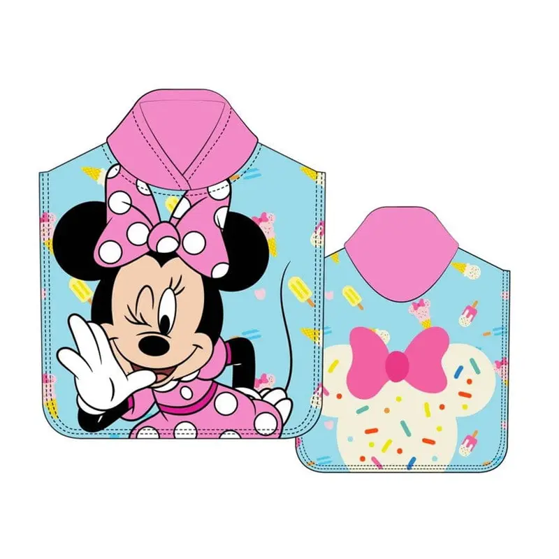 Poncho toalla Playa Piscina infantil MINNIE MOUSE 55x110CM