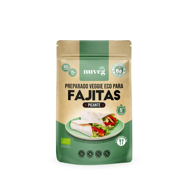 Preparado Veggie Eco Para Fajitas Picante 120 g