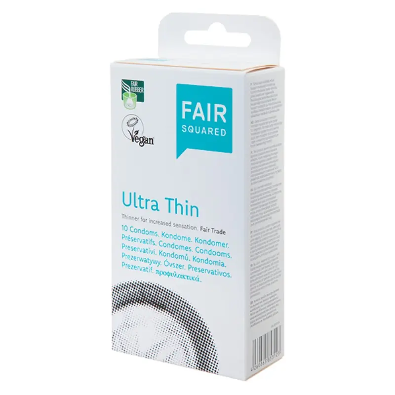 PRESERVATIVOS FAIR SQUARED ULTRA FINOS 10 UDS