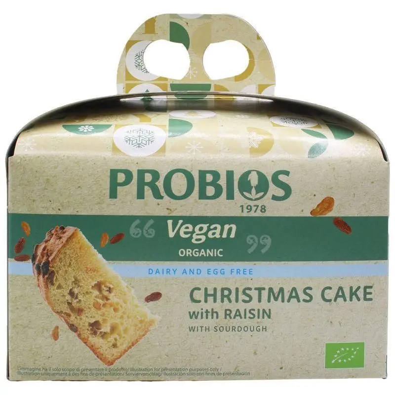 Probios Organic - Panettone Vegano BIO con Pasas