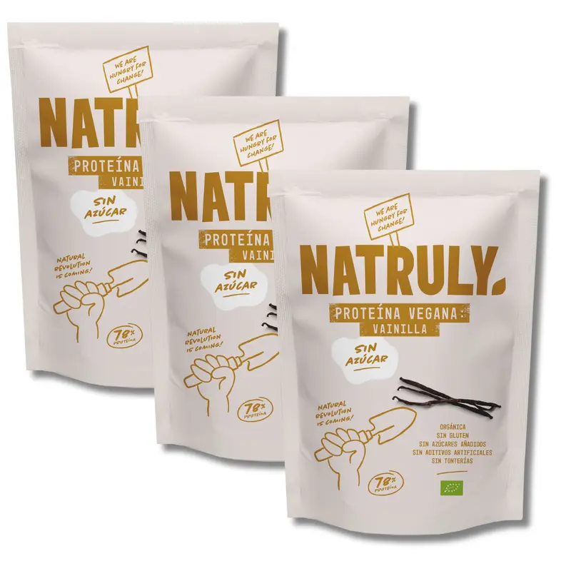 Proteína Vegana - Vainilla Pack 3 | BIO 3 x 350g