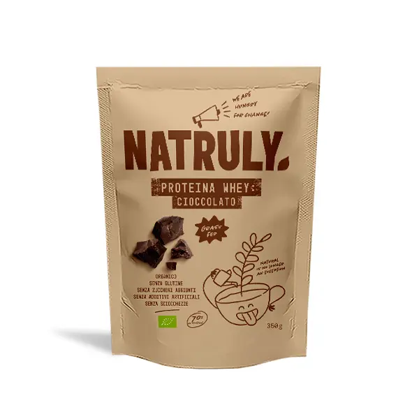 Proteina Whey al Cioccolato BIO  |  350 gr