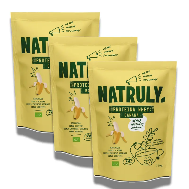 Proteína WHEY - Plátano Pack 3 | 3 x 350g