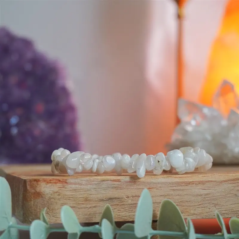 Pulsera Piedra Luna | Chips | Energía femenina e intuición