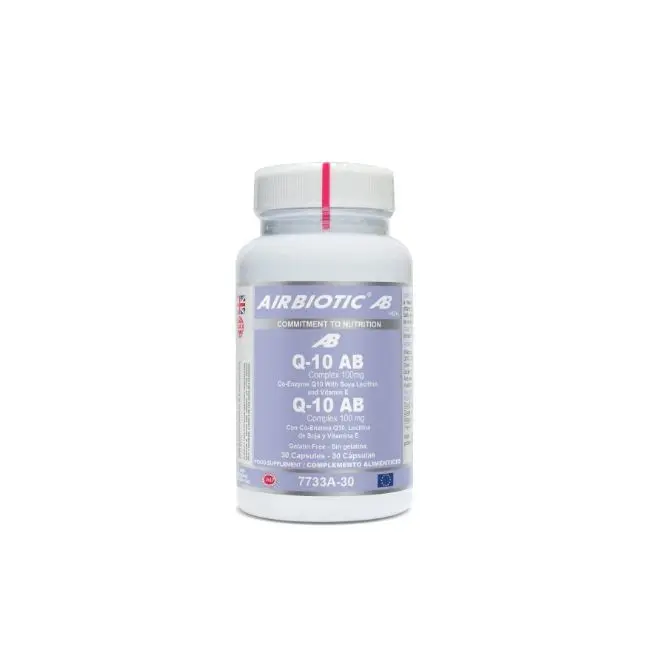 Q-10 AB COMPLEX 100 mg Con Lecitina de Soja y Vita