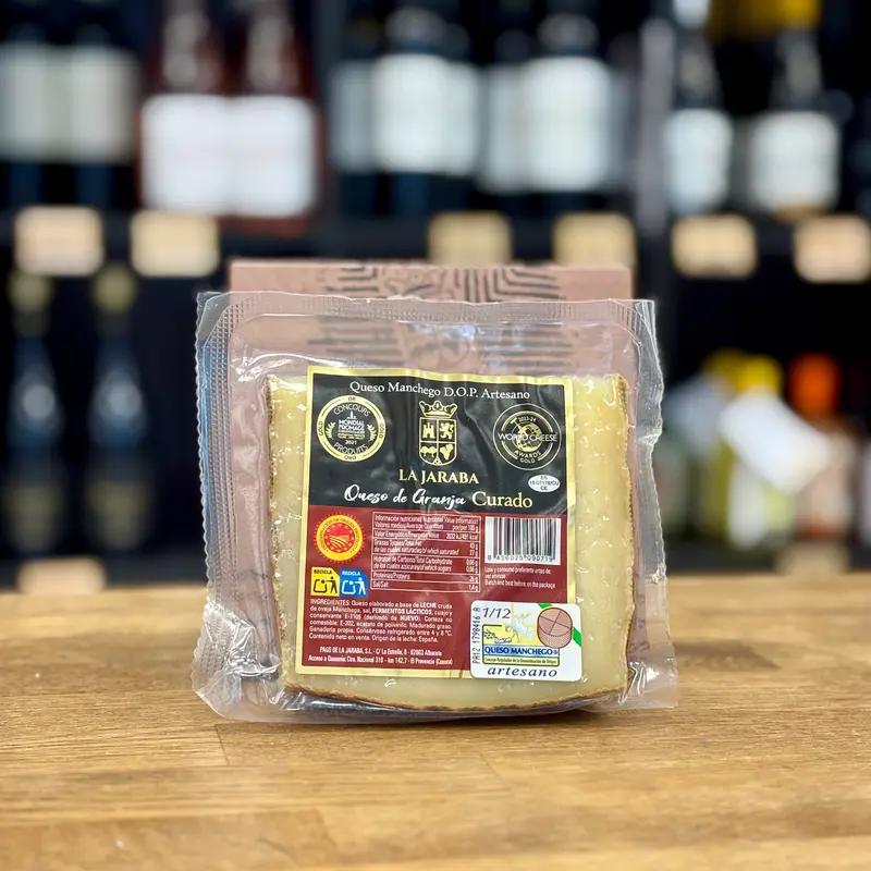 Queso D.O. Manchego artesano curado - cuña 250 gr