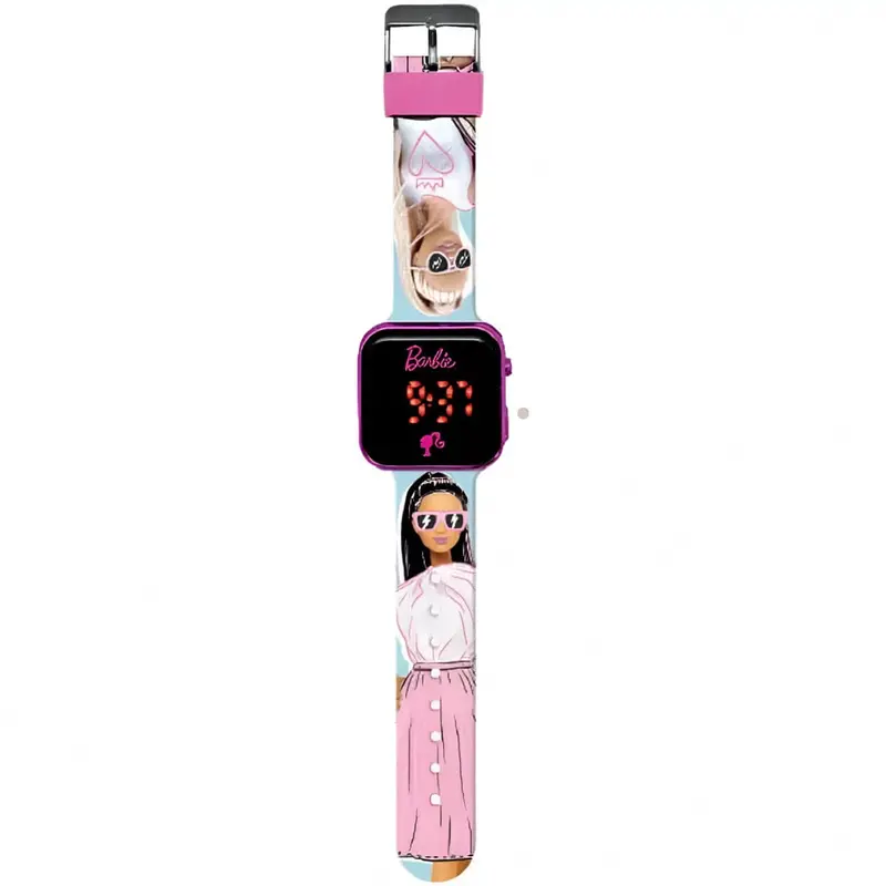 Reloj digital infantil led BARBIE- Ideal para Regalar