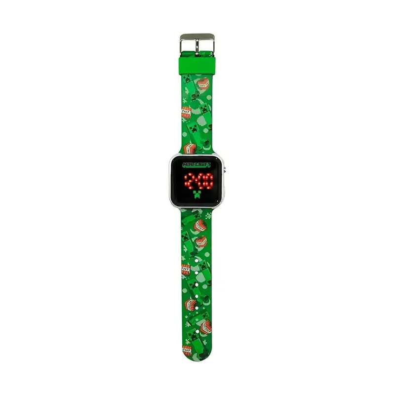 Reloj digital infantil led MINECRAFT- Ideal para Regalar