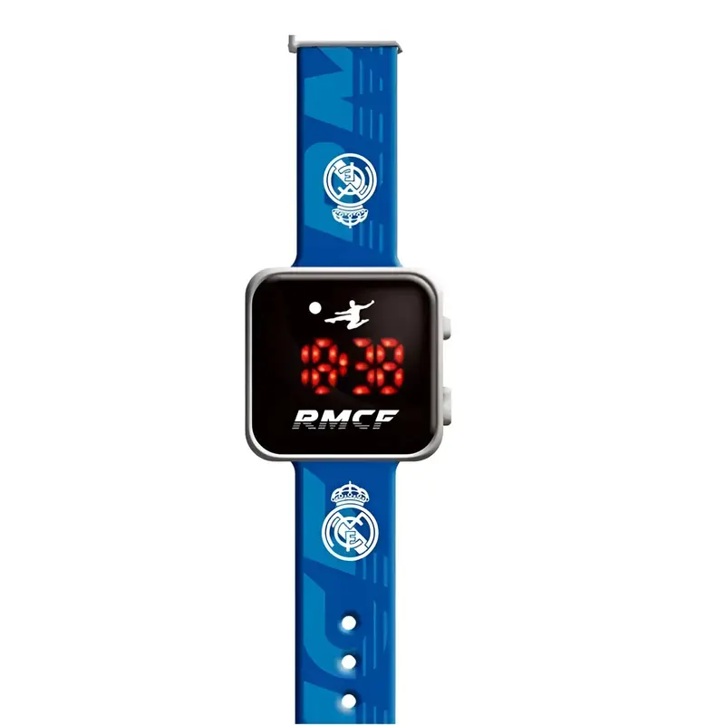 Reloj digital infantil led REAL MADRID azul