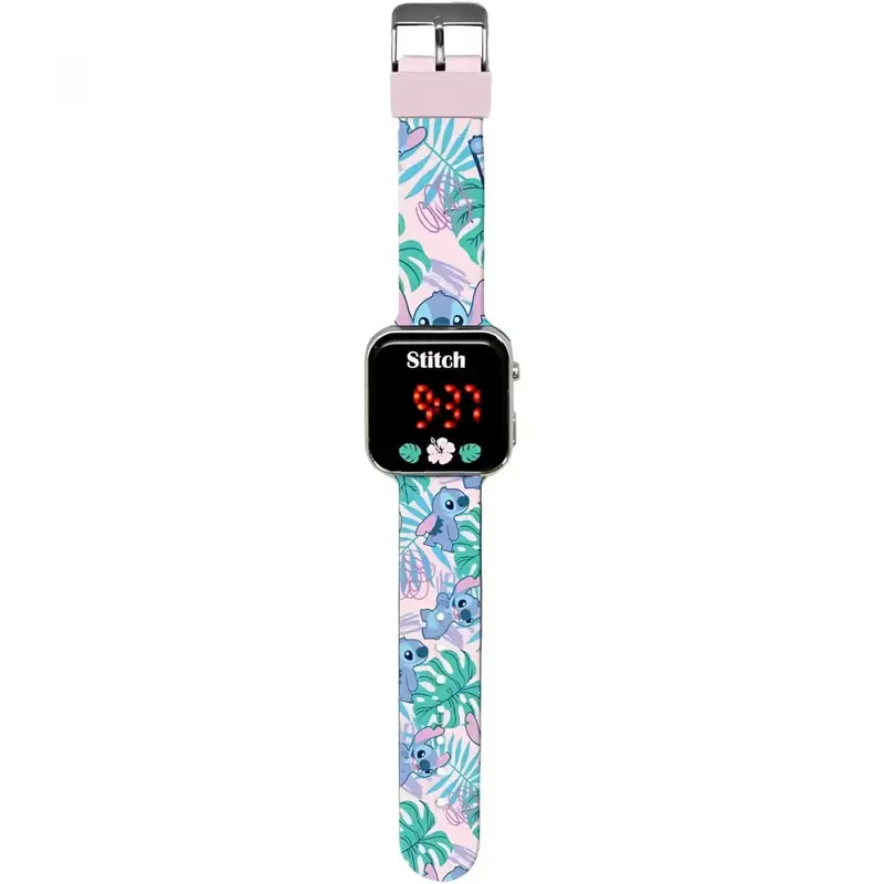 Reloj digital infantil led STITCH- Ideal para Regalar