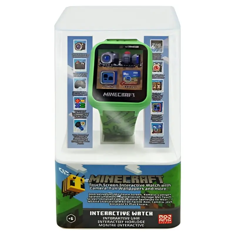 Reloj interactivo smartwatch de MINECRAFT con funciones