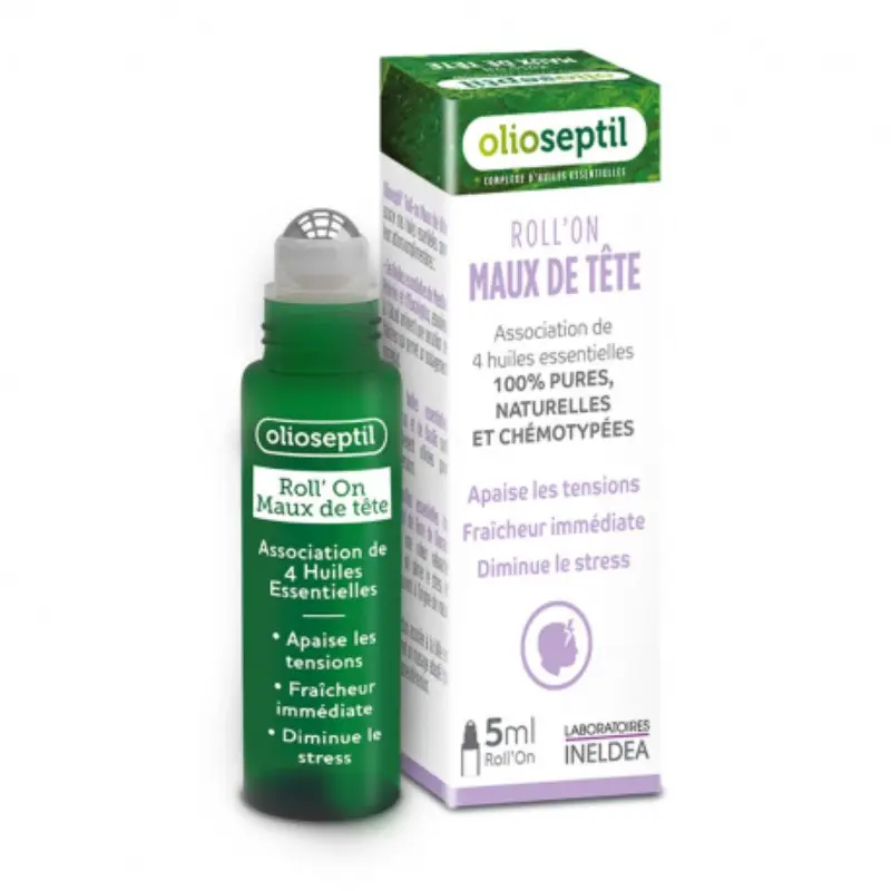 ROLL ON DOLOR DE CABEZA 5 ML ACEITES ESENCIALES