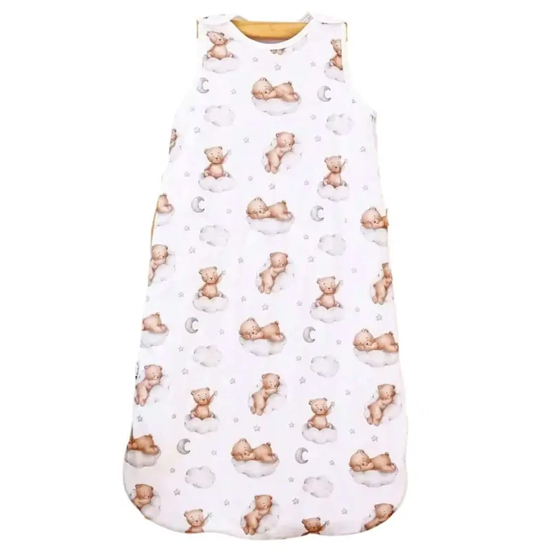 Saco de Dormir para Bebé Invierno y Entretiempo Sin Mangas Oso 80cm(9-18 meses)