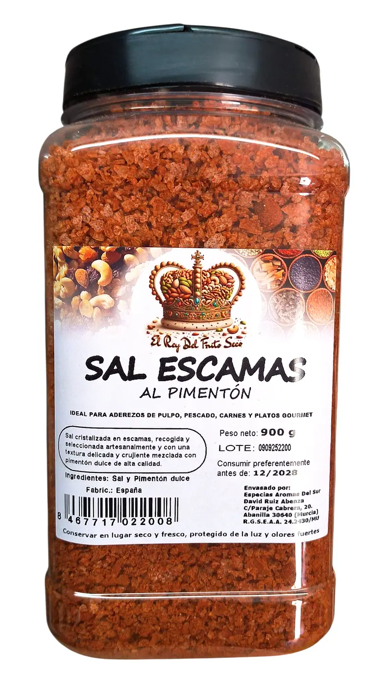 Sal Escamas al Pimentón Dulce 900 gr