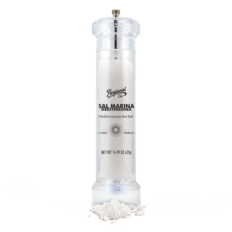 Sal Marina Mediterranea En Molinillo Premium 425g