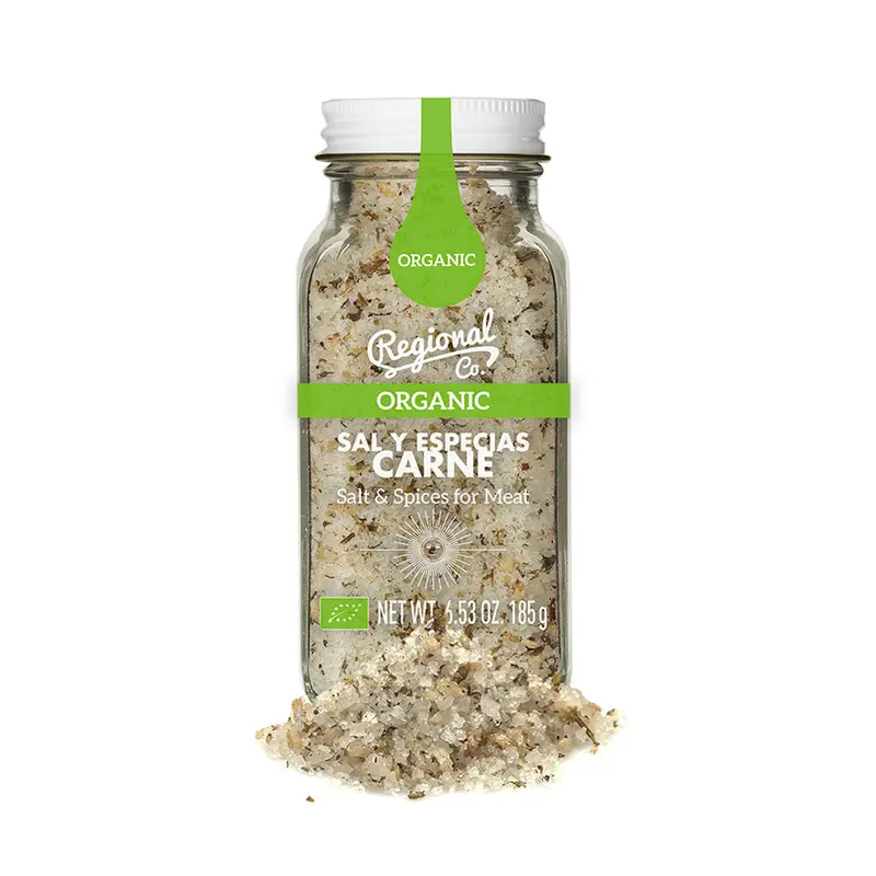 Sal Y Especias Para Carne En Tarro De Cristal 185g