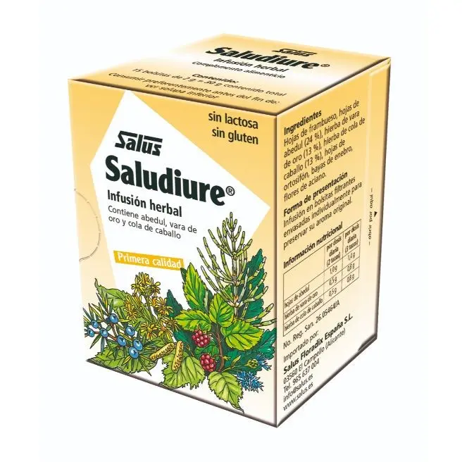 SALUDIURE INFUSION 15 filtros