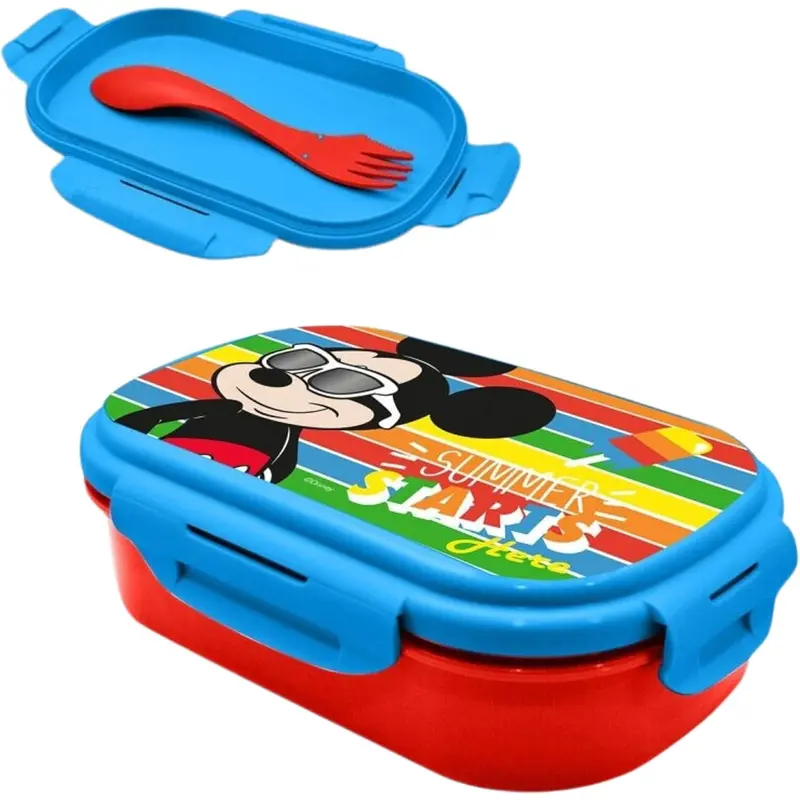 Sandwichera con cubiertos MICKEY MOUSE