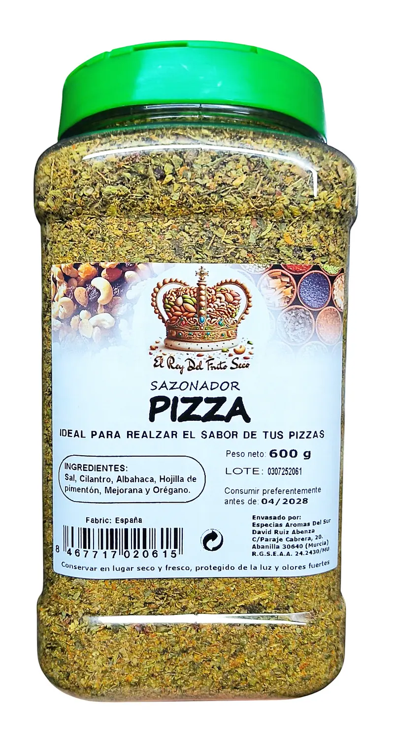 Sazonador para Pizza 600 gr