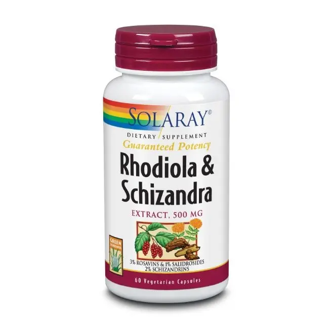 SCHIZANDRA & RODHIOLA 500 mg 60 Vcaps