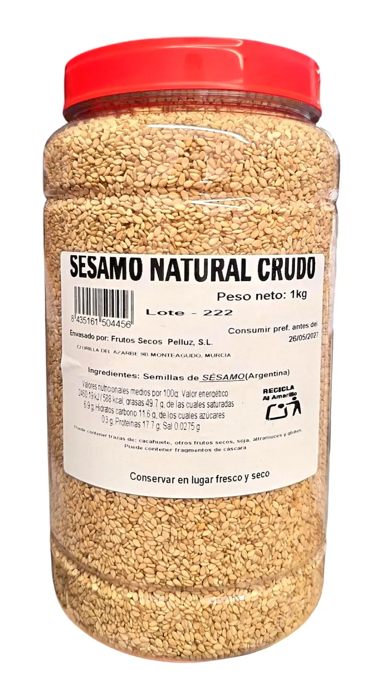 Sésamo Crudo Natural 1 Kg